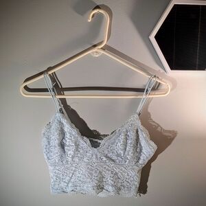 Lace Bralette in Light Blue